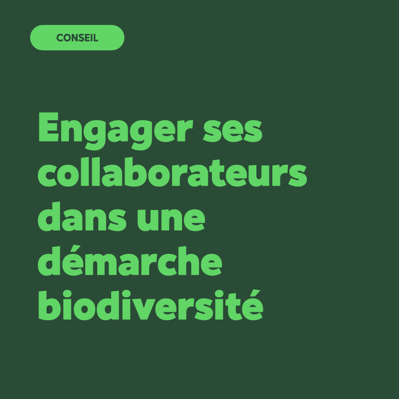 engager collaborateurs biodiversité