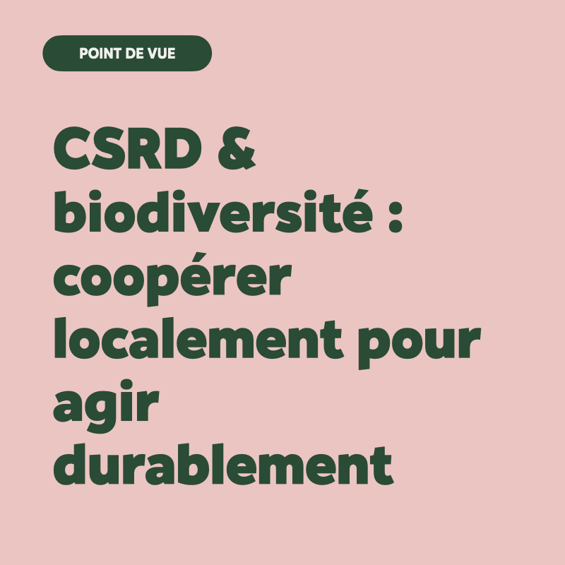 biodiversité et CSRD