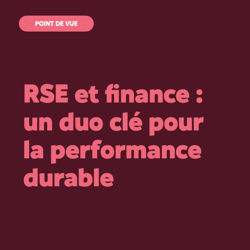 RSE et finance